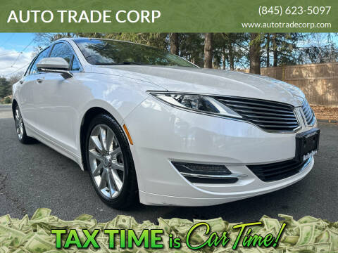 2016 Lincoln MKZ for sale at AUTO TRADE CORP in Nanuet NY