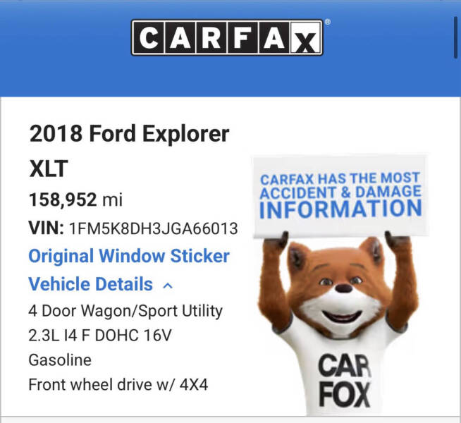 2018 Ford Explorer XLT