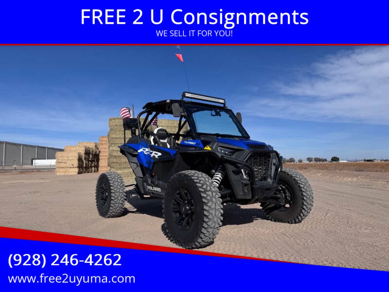 2021 Polaris RZR for sale at FREE 2 U Consignments in Yuma AZ