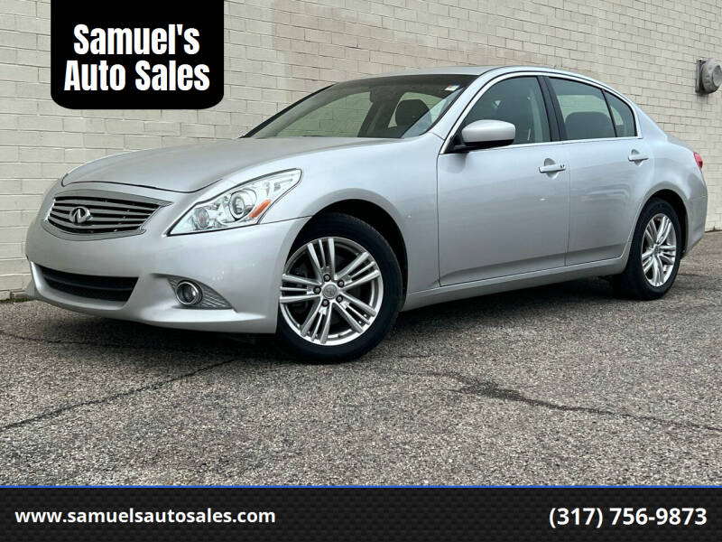 2010 Infiniti G37 Sedan for sale at Samuel's Auto Sales in Indianapolis IN
