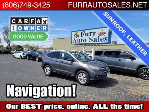 2014 Honda CR-V for sale at FURR AUTO SALES in Lubbock TX