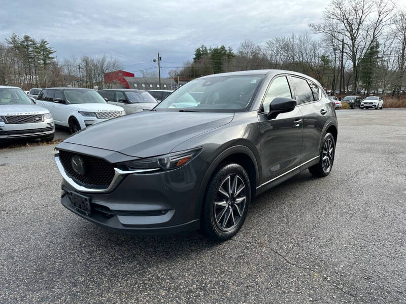 Used 2018 Mazda CX-5 Grand Touring with VIN JM3KFBDM0J0348504 for sale in Kingston, NH