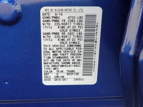 2020 Nissan Rogue SV