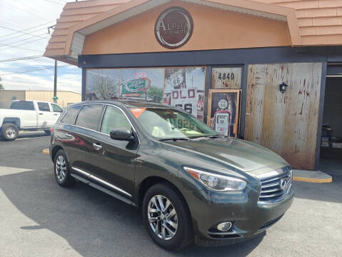 2013 Infiniti JX35 for sale at Alpha Automotive in Billings MT