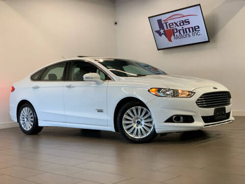 2014 Ford Fusion Energi for sale at Texas Prime Motors in Houston TX
