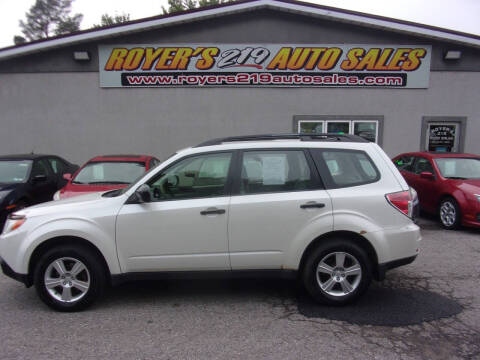 2013 Subaru Forester for sale at ROYERS 219 AUTO SALES in Dubois PA