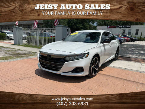 2022 Honda Accord for sale at JEISY AUTO SALES in Orlando FL
