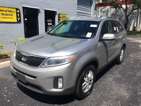 2015 Kia Sorento for sale at FLORIDA CAR TRADE LLC in Davie FL