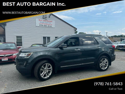 2016 Ford Explorer for sale at BEST AUTO BARGAIN inc. in Lowell MA