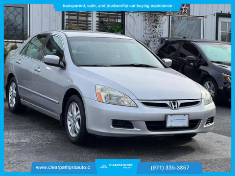 2006 Honda Accord for sale at CLEARPATHPRO AUTO in Milwaukie OR