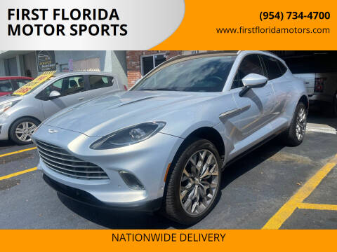 2021 Aston Martin DBX for sale at FIRST FLORIDA MOTOR SPORTS in Pompano Beach FL