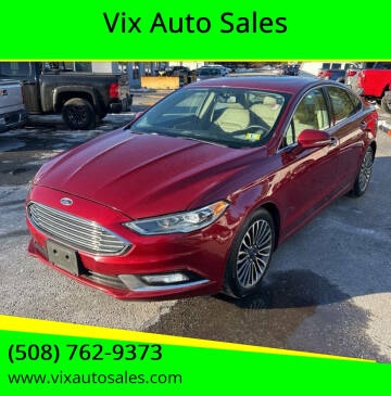 2017 Ford Fusion for sale at Vix Auto Sales in Worcester MA