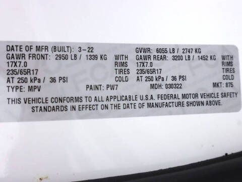 2022 Chrysler Pacifica Touring L