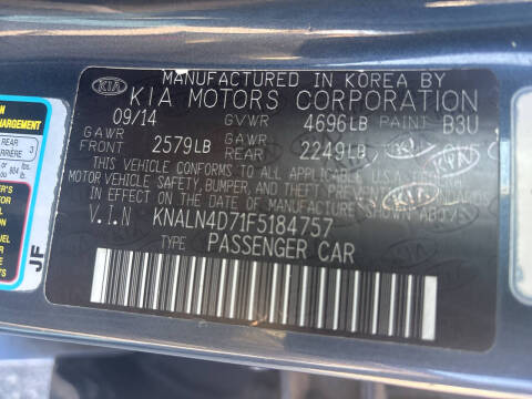 2015 Kia Cadenza Limited