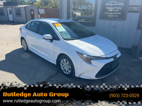 2020 Toyota Corolla for sale at Rutledge Auto Group in Palestine TX