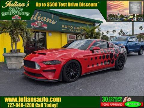 2018 Ford Mustang for sale at Julians Auto Showcase in New Port Richey FL