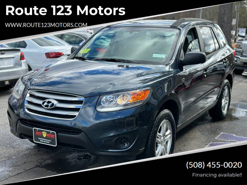 2012 Hyundai Santa Fe for sale at Route 123 Motors in Norton MA