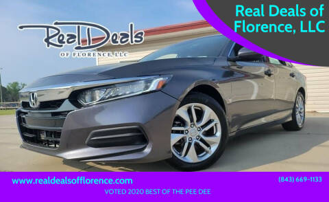2019 Honda Accord for sale at Real Deals of Florence, LLC in Effingham SC