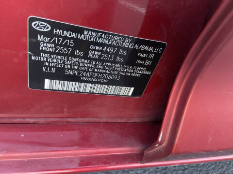 2015 Hyundai Sonata SE
