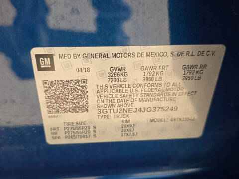 2018 GMC Sierra 1500