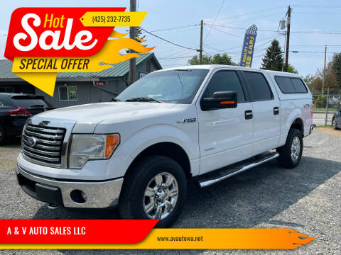 2011 Ford F-150 for sale at A & V AUTO SALES LLC in Marysville WA