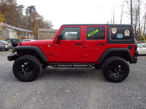 2016 Jeep Wrangler Unlimited for sale at RJ McGlynn Auto Exchange in West Nanticoke PA
