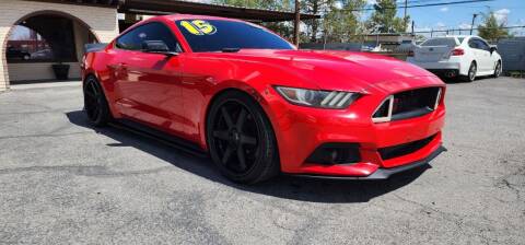 2015 Ford Mustang for sale at FRANCIA MOTORS in El Paso TX