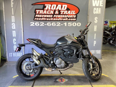 2021 Ducati Monster + Dark Stealth for sale at Road Track and Trail in Big Bend WI