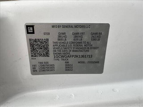 2019 Chevrolet Express 2500