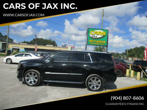 2019 Cadillac Escalade for sale at CARS OF JAX INC. in Jacksonville FL