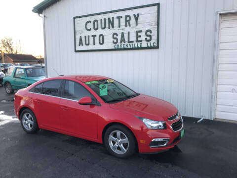 2015 Chevrolet Cruze for sale at COUNTRY AUTO SALES LLC in Greenville OH