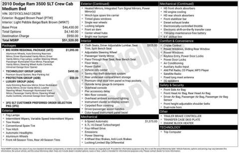 2010 Dodge Ram 3500