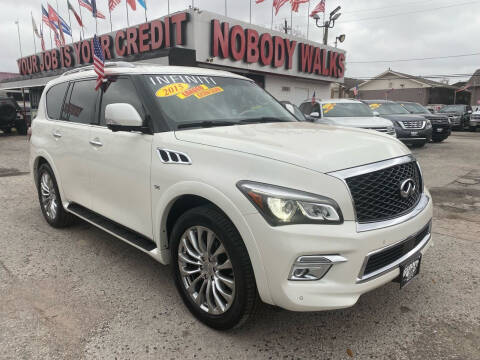 2015 Infiniti QX80 for sale at Giant Auto Mart 2 in Houston TX