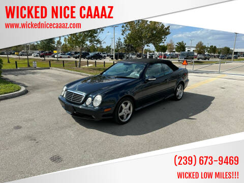 2003 Mercedes-Benz CLK for sale at WICKED NICE CAAAZ in Cape Coral FL