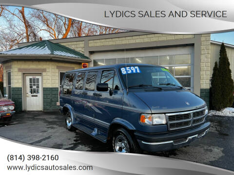 1997 Dodge Ram Van for sale at Lydics Sales and Service in Cambridge Springs PA