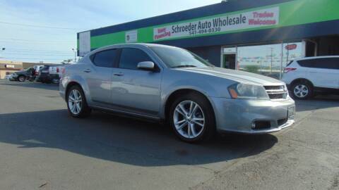2013 Dodge Avenger for sale at Schroeder Auto Wholesale in Medford OR
