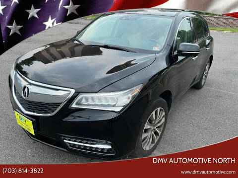 2014 Acura MDX for sale at dmv automotive in Falls Church VA