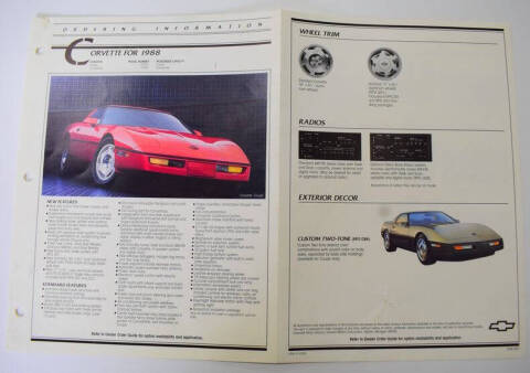 1988 Chevrolet Corvette