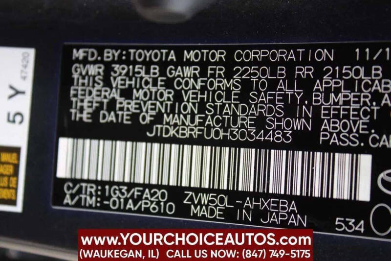 2017 Toyota Prius Two