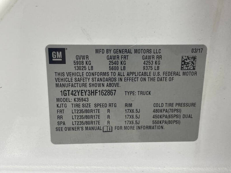 2017 GMC Sierra 3500HD