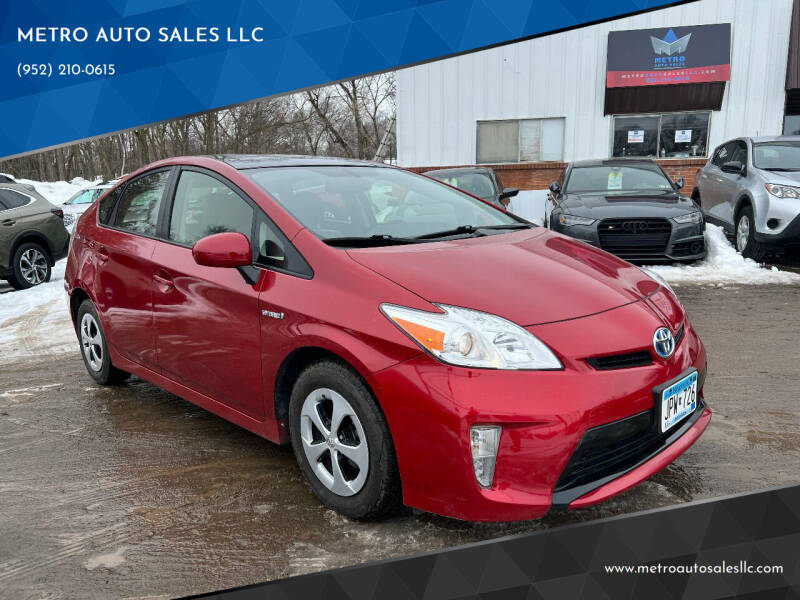 2012 Toyota Prius for sale at METRO AUTO SALES LLC in Lino Lakes MN