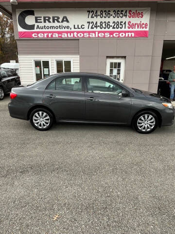 2013 Toyota Corolla for sale at Cerra Automotive LLC in Greensburg PA