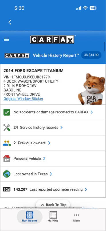 2014 Ford Escape Titanium