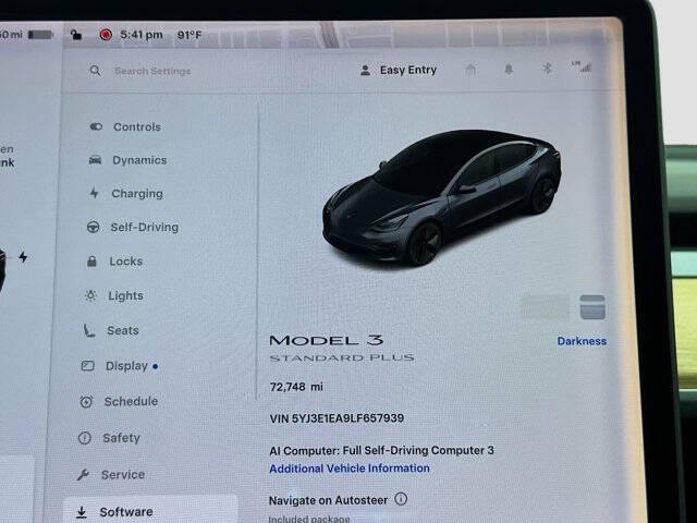2020 Tesla Model 3 Standard Range Plus