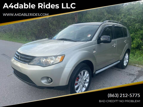 2009 Mitsubishi Outlander for sale at A4dable Rides LLC in Haines City FL
