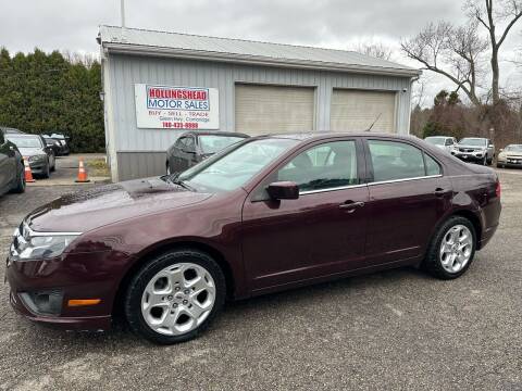 2011 Ford Fusion for sale at HOLLINGSHEAD MOTOR SALES in Cambridge OH
