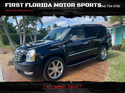 2014 Cadillac Escalade for sale at FIRST FLORIDA MOTOR SPORTS in Pompano Beach FL