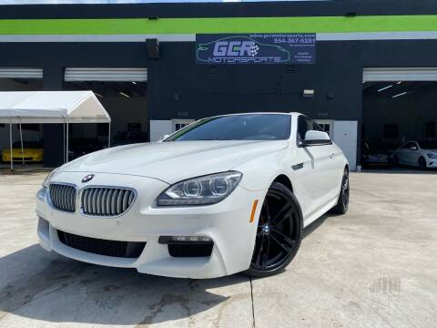 2014 BMW 6 Series for sale at GCR MOTORSPORTS in Hollywood FL