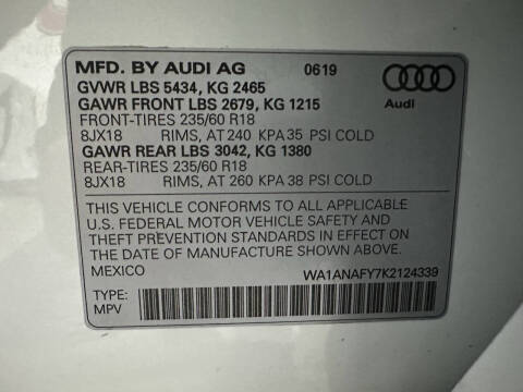 2019 Audi Q5 quattro Premium 45 TFSI