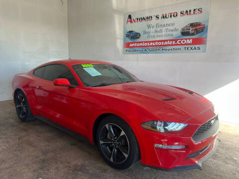 2022 Ford Mustang for sale at Antonio's Auto Sales in South Houston TX